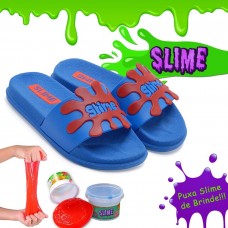 Kit Slide Infantil + slime amoeba Azul - Kits 