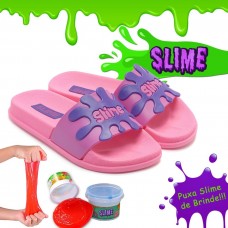 Kit Slide Infantil + slime amoeba Rosa/Roxo - Kits 