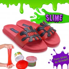 Kit Slide Infantil + slime amoeba Vermelho/preto - Kits 