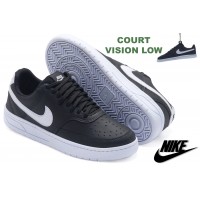 Tênis Nike Court Vision Preto/Branco - Tênis 