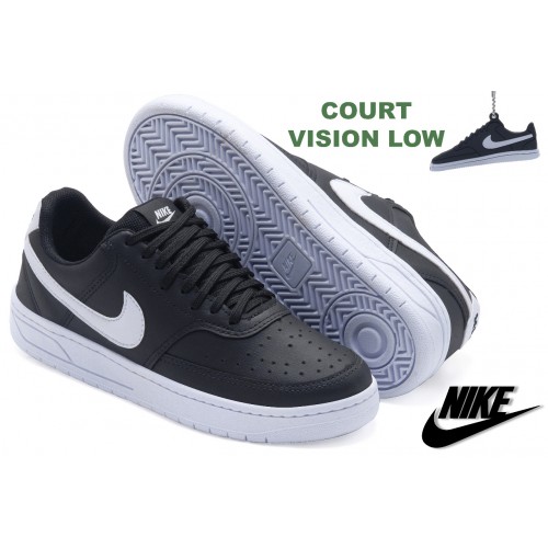 Tênis Nike Court Vision Preto/Branco - Tênis 