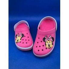 Crocs infantil personagens Minnie rosa chiclete   - Crocs Infantil 