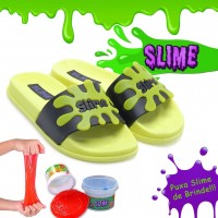 Kit Slide Infantil + slime amoeba Verde - Kits 