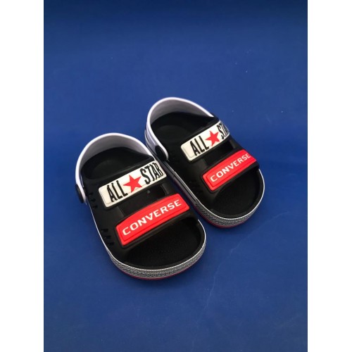 Babuche All Star Baby Preto/vermelho - Babuches 