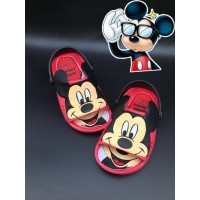 Babuche Baby personagens Mickey vermelho  - Babuches 