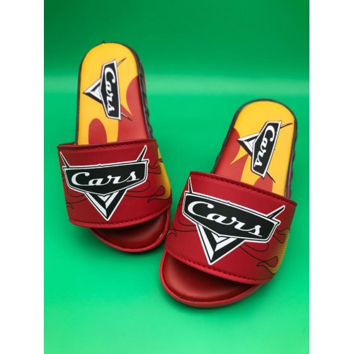 Chinelo Slide Infantil LED Carros - Slides 